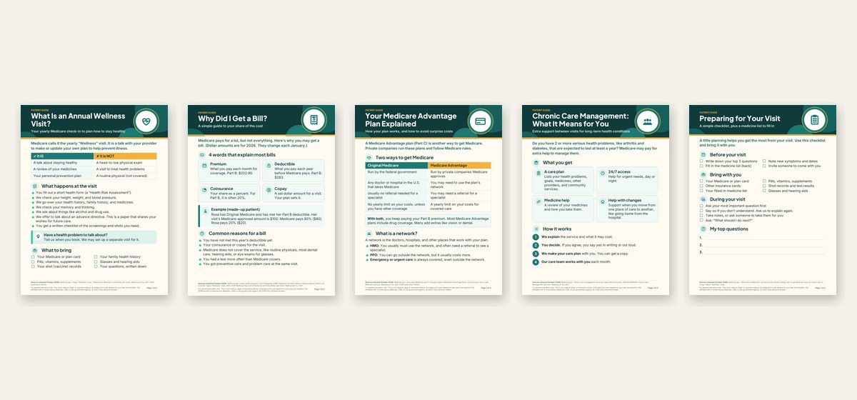 First page of Patient Handout Bundle